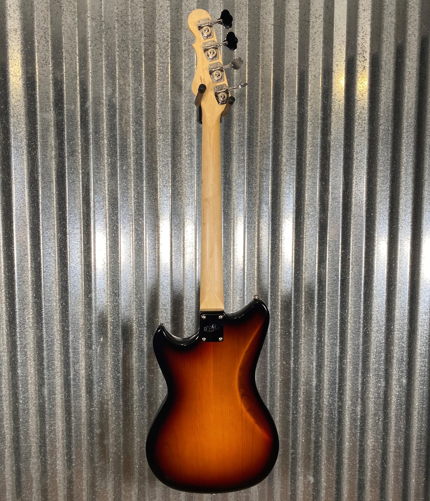 G&L USA Custom Fallout 4 String Short Scale Bass 3-Tone Sunburst & Bag #0134