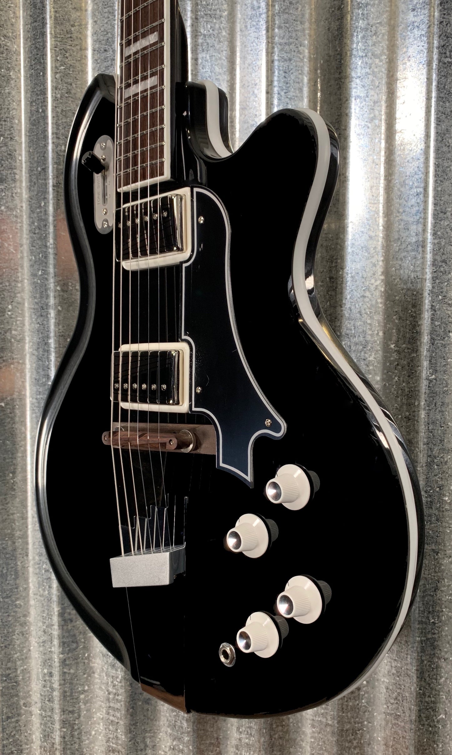 Supro Americana 1582JB Coronado II Jet Black Guitar #0993