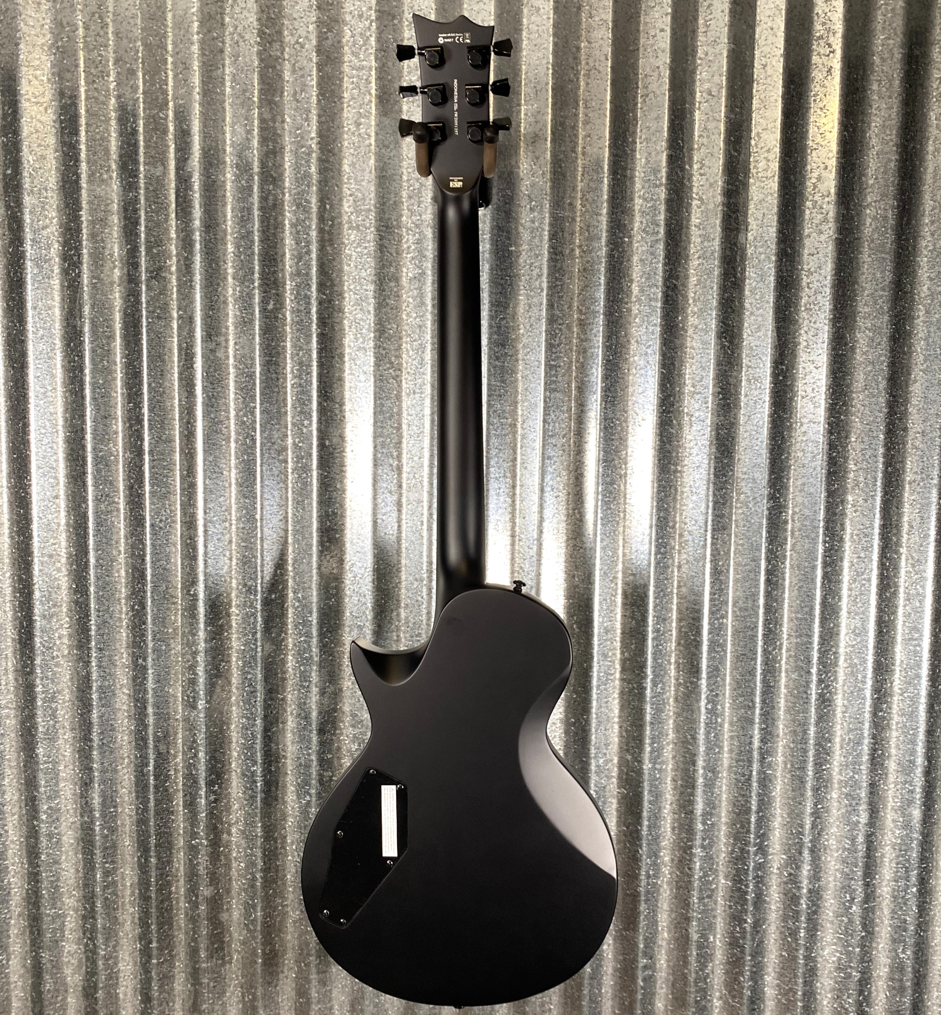 ESP LTD EC Black Metal Eclipse Seymour Duncan Black Satin