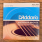 D'Addario EJ16 Phosphor Bronze Light Acoustic Guitar Strings 12-53 3 Pack