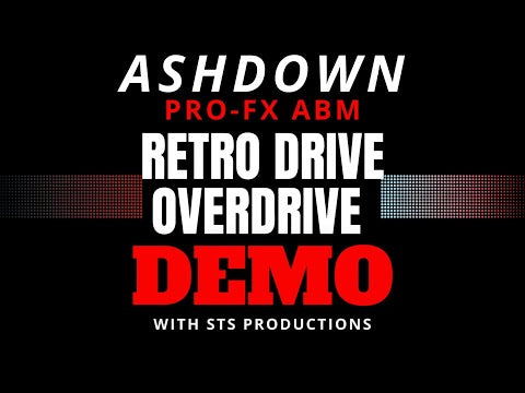 Ashdown PFX-RETRO AGM Pro FX Retro Drive Overdrive Guitar Effect Pedal