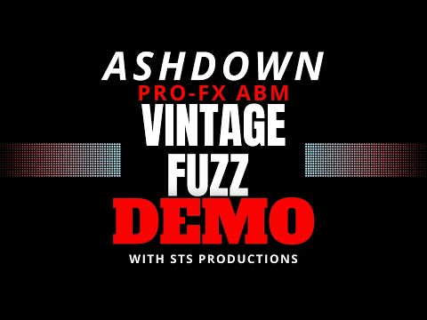 Ashdown PFX-FUZZ AGM Pro FX Vintage Fuzz Guitar Effect Pedal